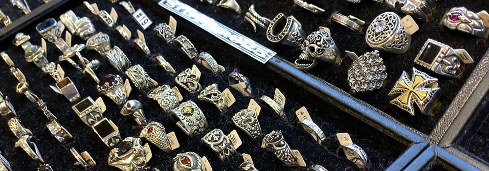 シルバーアクセサリーの一つ、シルバーリング